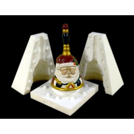 CHRISTMAS BELL WITH SANTA CLAUS